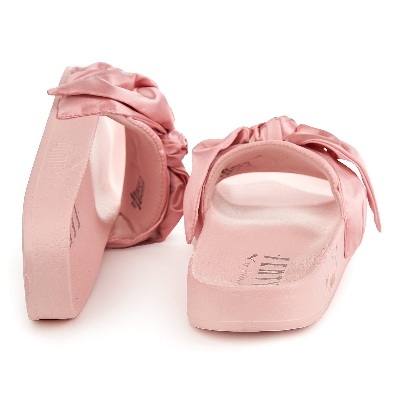 Papuci PUMA Fenty Bow Slide Silver Pink ZLN 0435 - Zellini
