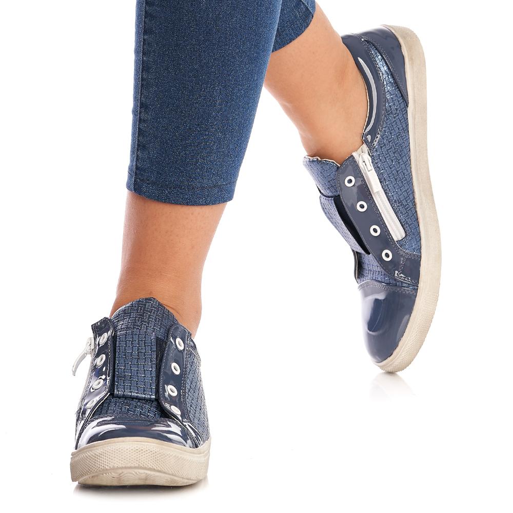 Pantofi Casual ZLN 0055 GIRLS/BLUE - Zellini