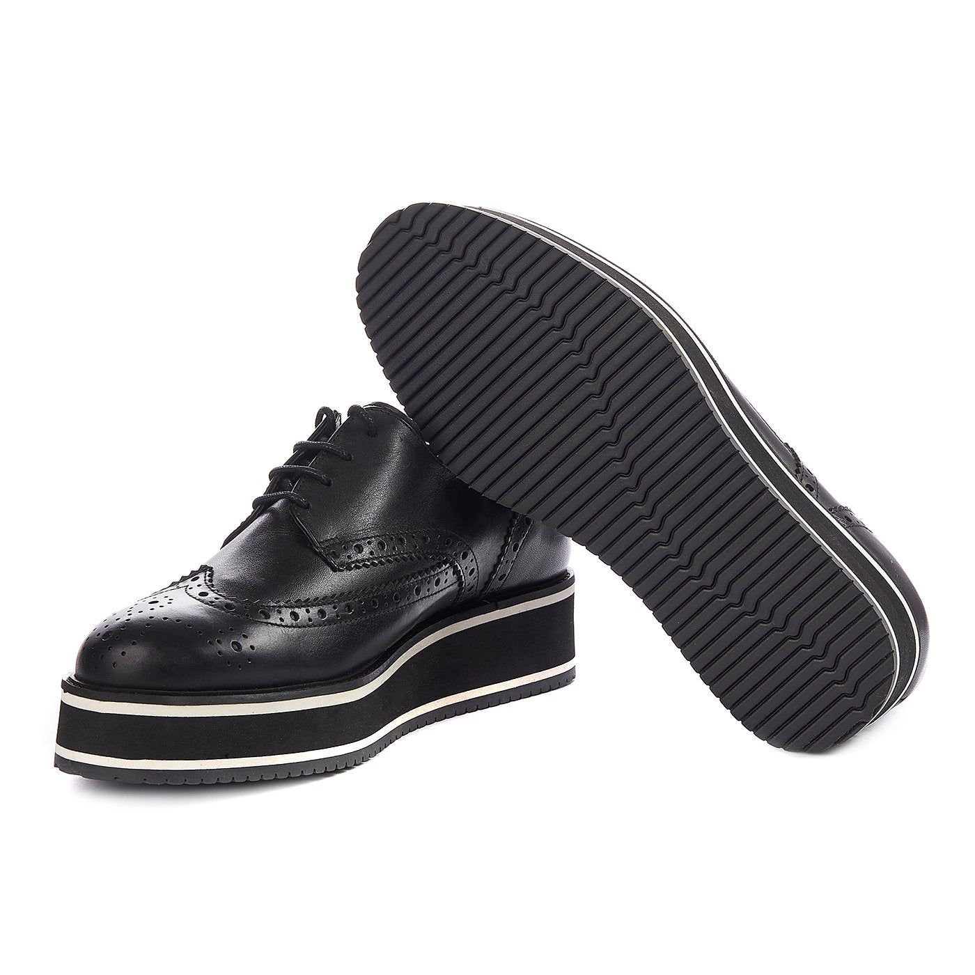 Pantofi BRONX, Piele Naturala ,Negru, ZLN 0162 - Zellini