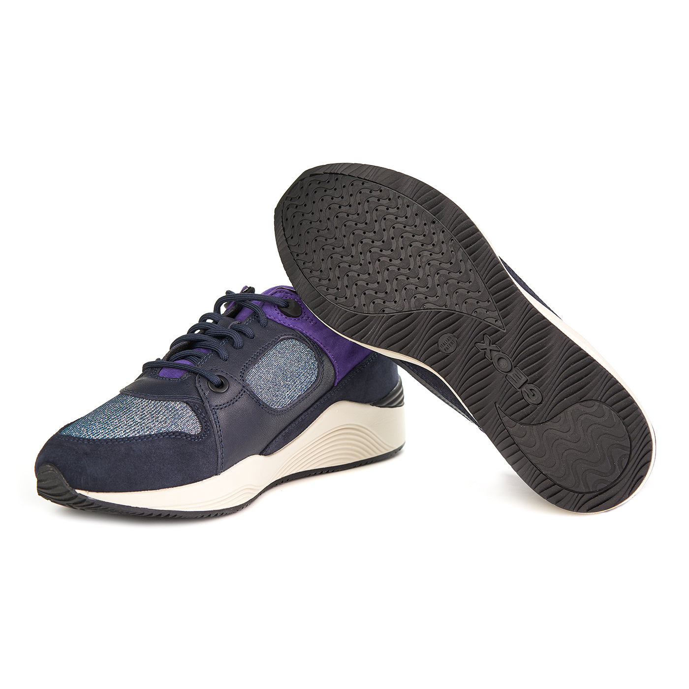 Pantofi Sport GEOX Omaia A Purple Glitter ZLN 0443 - Zellini